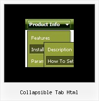 Collapsible Tab Html Tab Menu Examples