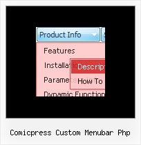 Comicpress Custom Menubar Php How Do I Make A Drop Down Menu