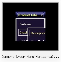 Comment Creer Menu Horizontal Avec Flash Html Drop Down Menu Relative Vertical
