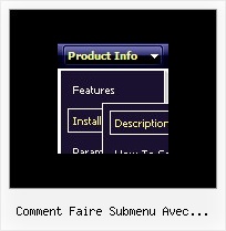 Comment Faire Submenu Avec Javascript Javascript Mouse Over Menu Example