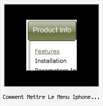 Comment Mettre Le Menu Iphone Horizontal 3d Menus Dhtml