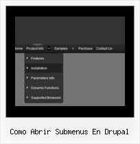 Como Abrir Submenus En Drupal Script Javascript