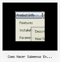 Como Hacer Submenus En Dreamweaver 8 Sliding Down Menu Javascript