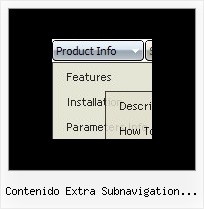 Contenido Extra Subnavigation Modul Javascript Menu Samples
