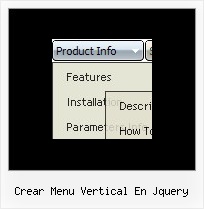 Crear Menu Vertical En Jquery Javascript Mouseover Menu Submenu Example Book