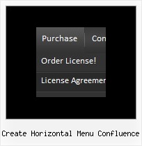 Create Horizontal Menu Confluence Css Shell Menu