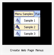 Create Web Page Menus Html Menu Tab