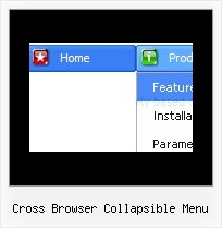 Cross Browser Collapsible Menu Java Script Horizontal Navigation
