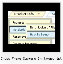Cross Frame Submenu In Javascript Css Submenu