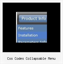 Css Codes Collapsable Menu Menu Button Not
