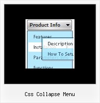 Css Collapse Menu How To Create Pop Up Menu In Javascript