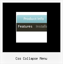 Css Collapse Menu Change Style Of Dropdown Menus