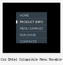 Css Dhtml Colapsible Menu Movable Drop Down Rollover Menus