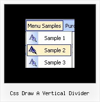 Css Draw A Vertical Divider Horizontal Drop Down Navigations