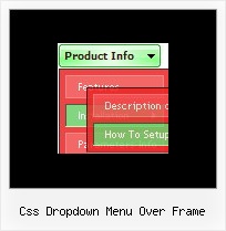 Css Dropdown Menu Over Frame Css Horizontal Navigation Bar Template