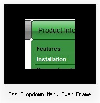 Css Dropdown Menu Over Frame Expandable Menu Generator
