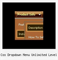 Css Dropdown Menu Unlimited Level Menu Script Over Frame