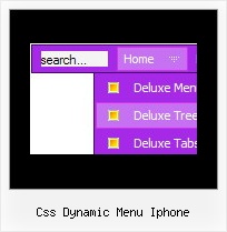 Css Dynamic Menu Iphone Html Javascript Menu Xp Style Over Frames