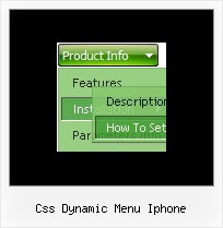 Css Dynamic Menu Iphone Cascading Menus Javascript