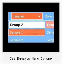 Css Dynamic Menu Iphone Javascript Vertical Navigation Bar