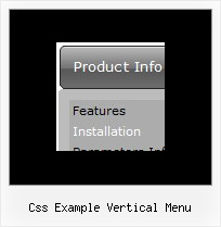 Css Example Vertical Menu Web Menu Graphics