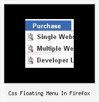 Css Floating Menu In Firefox Side Expanding Menu