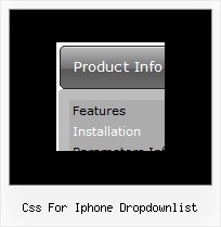 Css For Iphone Dropdownlist Vertical Coolmenu