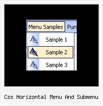 Css Horizontal Menu And Submenu Java Script Dynamic Drop Down Menus