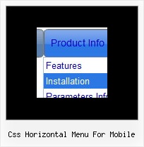 Css Horizontal Menu For Mobile Creating A Menu Using Javascript