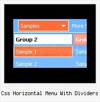 Css Horizontal Menu With Dividers Navigation Tutorial In Java