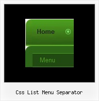 Css List Menu Separator Drop Down Menu Mouse Over