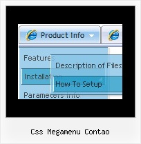 Css Megamenu Contao Pop Up Menu In Html