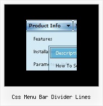 Css Menu Bar Divider Lines Script Menu Explorer