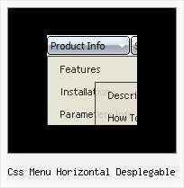 Css Menu Horizontal Desplegable Software Menu Rollover