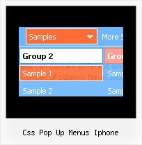 Css Pop Up Menus Iphone Xml Dropdown Menu