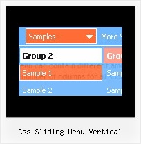 Css Sliding Menu Vertical Position Object Javascript