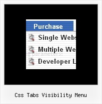 Css Tabs Visibility Menu Javascript Menu Maker