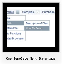 Css Template Menu Dynamique Menu Javascript Simple