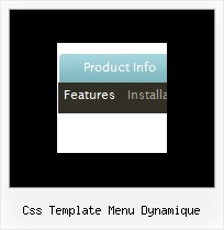 Css Template Menu Dynamique Javascript Drop Menus