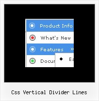 Css Vertical Divider Lines Menu For Html