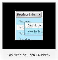 Css Vertical Menu Submenu Transparent Menu