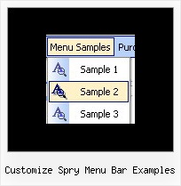 Customize Spry Menu Bar Examples Slidingmenu Example Code