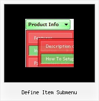 Define Item Submenu Dhtml Java Transition