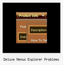 Deluxe Menus Explorer Problems Menu Example