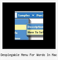 Desplegable Menu For Words In Mac Javascript Menu Tutorial Dropdown