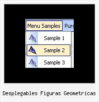 Desplegables Figuras Geometricas Example Menu Dhtml Javascript