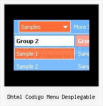 Dhtml Codigo Menu Desplegable Web Navigation Menu Examples