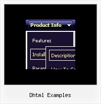 Dhtml Examples Dhtml Hover Menu