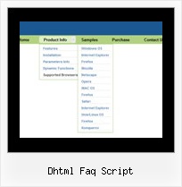 Dhtml Faq Script Menu Example