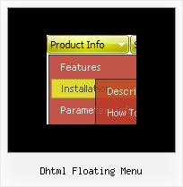 Dhtml Floating Menu Javascript Position Menu Flyouts